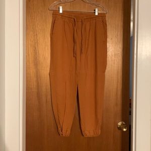 Burnt Orange Linen Pants